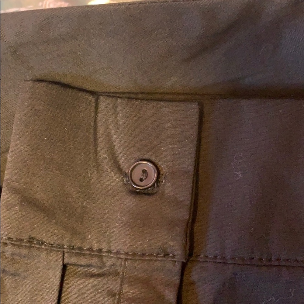 BLACK PEPLUM HIGH-LOW BELTED TIE TOP - Picture 8 of 11